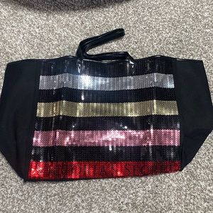 Victoria's Secret Rainbow Sequins Shoulder Bag